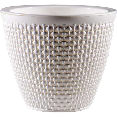 Кашпо Ротанг  1,6л Белый КШ-6467 ВМС(20)