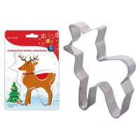 Форма кулинарная &quot;Олененок&quot;, 13*10*1,8см (кратность 6!!!), нерж сталь VL2-84 Мультидом