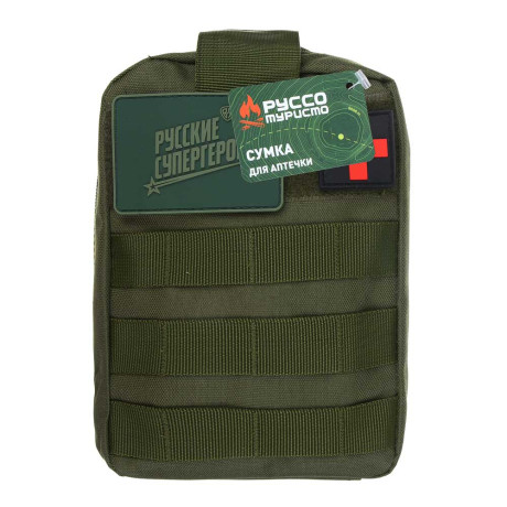 РУССО ТУРИСТО Сумка для аптечки, тактическая, 20x15x9см, полиэстер