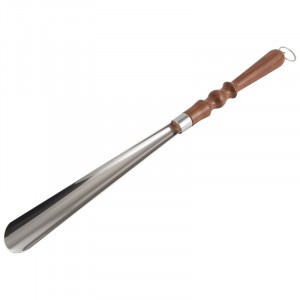 Рожок для обуви металлический 55см, Рыжий Кот, ручка дерево 240064