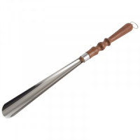Рожок для обуви металлический 55см, Рыжий Кот, ручка дерево 240064