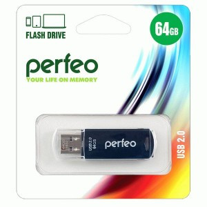 Флэш-диск USB 64GB Perfeo Perfeo C06 Black