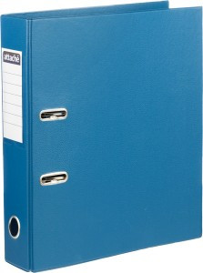 Папка-регистратор Attache с покрытием  ПВХ , 75мм, т.-синий 1086620