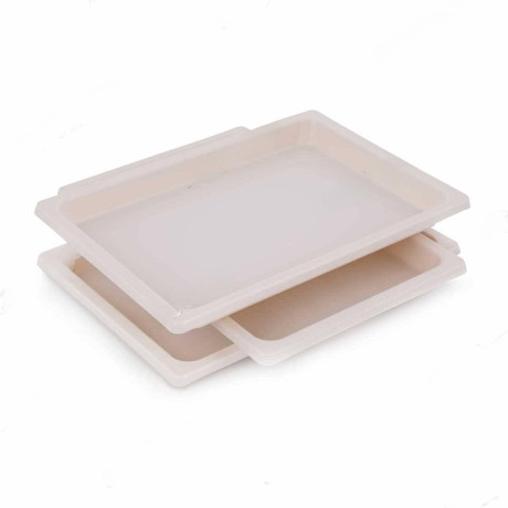 Набор подносов для замороженных пельменей 360 х 250 х 30 бежевый БШ8144