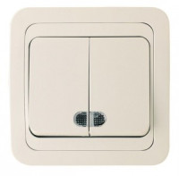 Makel Mimoza выкл. СУ 2 кл. крем. (инд.) 25023