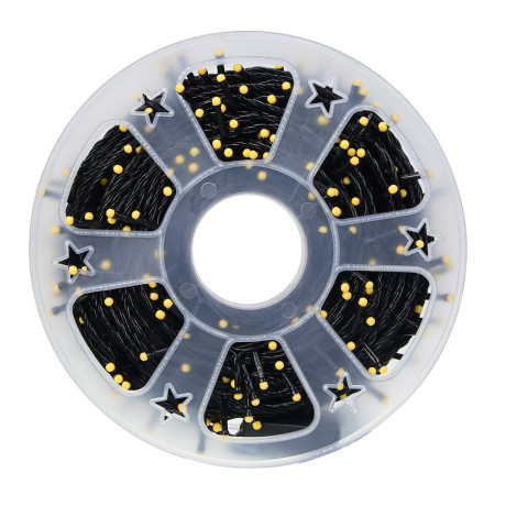 СНОУ БУМ Гирлянда эл. вьюн 20м, 200LED, мульти, 8 режимов, ПВХ черный, 220В