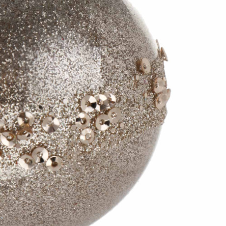 СНОУ БУМ Набор шаров 6 см, 6 шт, шампань, 2 вида, 26-178