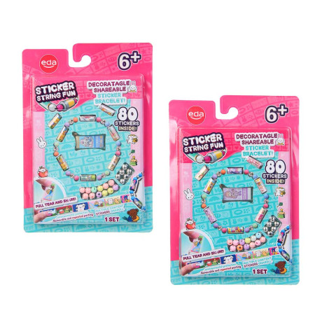 Набор для творчества "Модные браслеты", РР, PET, 18,5х13х1см, 2 дизайна