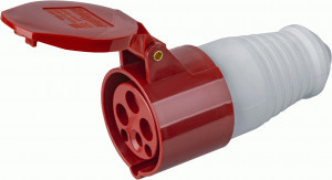 Navigator розетка силовая CEE (разъем) NCA-SR214-16-380 переносная 16А 3P+PE IP44, 14304