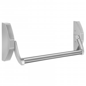 Ручка-штанга нажимная NOTEDO AP-1700A для врезного замка (без штанги) серебро (12)