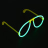 Неоновые очки, ширина очков 15см, пластик, 4 цвета
