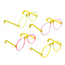 Неоновые очки, ширина очков 15см, пластик, 4 цвета