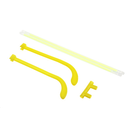 Неоновые очки, ширина очков 15см, пластик, 4 цвета