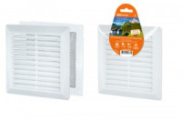 TDM вент. решетка разъемная 175х175мм с москитной сеткой, наклонные жалюзи (5!) (РФ) SQ1807-0021