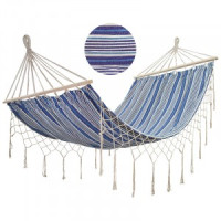 Гамак 200х120см с дерев. планкой Ham-15, бахрома Ecos 4977