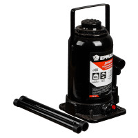 ЕРМАК Домкрат гидравлический бутылочный 20 т, высота подъема 244-449мм