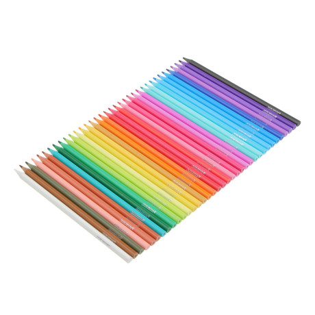 BY Русские Супергерои Карандаши 36цв., 3-хгран., коробка-подставка со съем.верхом, "Джуниор"