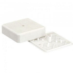 EKF коробка разветвительная ОУ KMP-030-030 под кабель-канал (75х75х26) белая plc-kmr-030-030