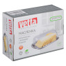 VETTA Масленка металлическая с акриловой крышкой, 16x5,5x12см