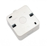 Makel Mimoza коробка-переходник ОУ 80х80х40 для накл. монтажа 1 пост СУ бел.(крепеж в комплек) 10010