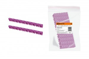 TDM маркер наборный - символ "7" фиолетовый 2,5 мм2 (уп. 150 шт., цена за уп.) (10!) SQ0534-0023