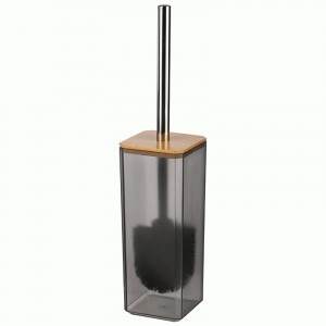 Туалетная щетка-ерш Оникс (Комплект WC) пластик, бамбук, нейлон, нерж.сталь, 107631 Рыжий кот