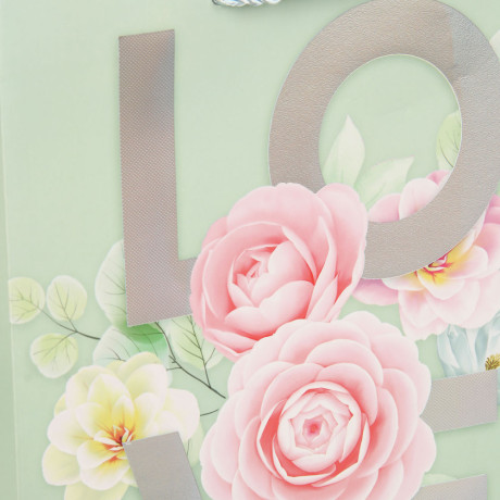 Пакет подарочный тм Fntastic M 18x23x10см, бумага, 4 дизайна, арт.8