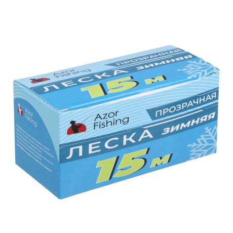 AZOR FISHING Леска зимняя, 30м, 0,18мм, 2,59 кг, прозрачная