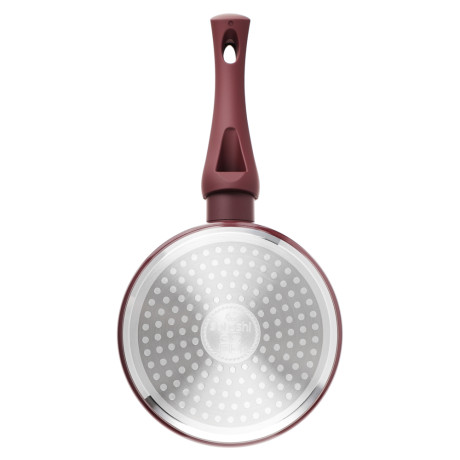 SATOSHI Ла Мери Ковш литой 1,3л, d16х8,5см, с крышкой, антипригарное покрытие мрамор, индукция