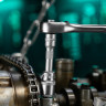 Набор торцевых головок с трещоткой, 1/4", 26 предметов Stels
