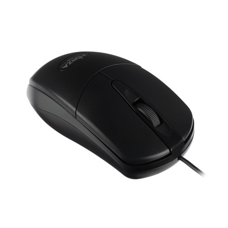 FORZA Компьютерная мышь проводная Silent, 1000DPI, бесшумный клик, длина провода 160см, чёрный