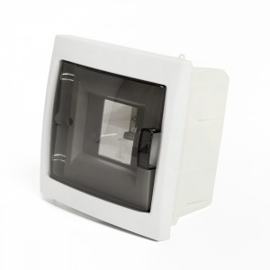 STEKKER бокс (корпус) пласт. встраив. ЩРВ-П-4 мод. прозрач. дверь, IP20, Standart 49632