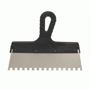 REXANT Шпатель фасадный 250 мм зуб 8х8 нержавеющая сталь, пластмассовая ручка 89-0228