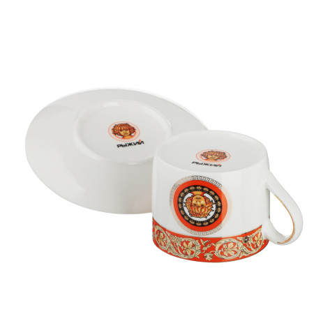 Рыжий Набор чайный 2 предмета, 220мл, 14см, фарфор, подарочная упаковка