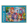 ПАЗЛЫ 260 элементов, 27,3х37,4x27,3см, 6 дизайнов