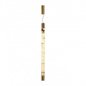 ODEON LIGHT 6687/25L L-VISION ODL24 125 подвес латунь/мет/алебастр IP20 LED 40W 3000/4000 MARBELLA 9