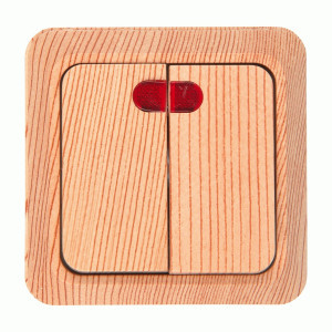 General Альфа выкл. ОУ 2 кл. 10А сосна (бакелит.осн, инд.) 477035