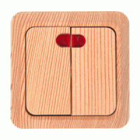 General Альфа выкл. ОУ 2 кл. 10А сосна (бакелит.осн, инд.) 477035