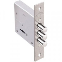 Эльбор  1.04.06.3.5 (074 В) Кремень 3кл никель б/о Замок врезной б/руч (20)