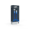 BY Киря Кабель для зарядки XXL iP, 2м, Быстрая зарядка 2.4А, 12W, тканевый, синий