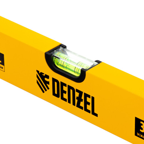 Уровень алюминиевый, 1500 мм, фрезерованный, 3 глазка Denzel