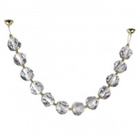 ODEON LIGHT 5085/48L L-VISION ODL25 зол./прозр./мет/акрил подвес св-к LED 48W 4000K 2400lm JEMSTONE