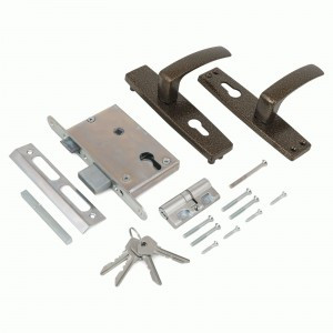 Д-град Зенит ЗВ4-3.04 бронза Замок врезной с/руч (15)