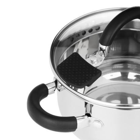 SATOSHI Арбон Кастрюля 16х9,5см, 1,8л, со стекл. крышкой, индукция