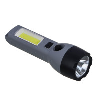 Фонарь ручной тм ЕРМАК, 1200 мАч, 175х52х30 мм, 4 режима, LED+СОВ, Type-C, пластик