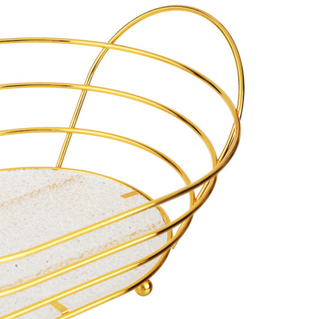 SATOSHI Кантри Корзина для фруктов 28,5х10х19,5см, сталь, акрил