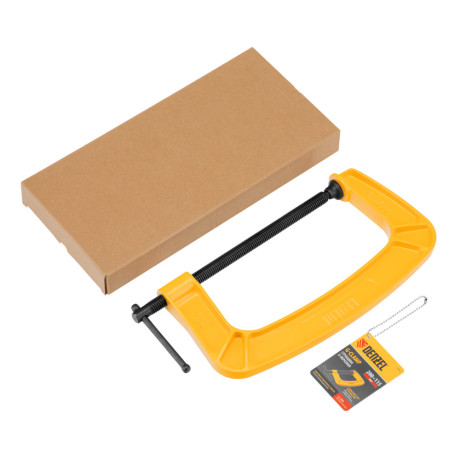 Струбцина G-образная, усиленная, 200 мм Denzel