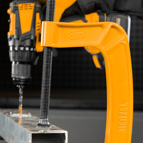 Струбцина G-образная, усиленная, 200 мм Denzel