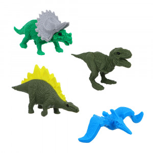 Ластик фигурный в форме динозавров, 4 дизайна, ТПР