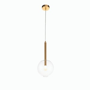 ST LUCE св-к подвесной св/д 5W(380lm) G9 4000K 420x200x1320 Золото/Прозр. SL1054.203.01